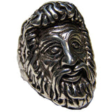 Wholesale Zeus God of War Silver Deluxe Biker Ring For Men's (Sold by - 12 piece)