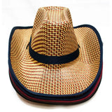 Summer Straw Cowboy Hat In Bulk - Assorted