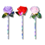 Light Up Rose Wand Kids Toy For Valentine Day - Assorted