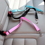 1009GP Adjustable Pet Cat Dog Car Seat Belt Pet Seat Vehicle Dog Harness Lead Clip Safety Lever Traction Dog Collars Dog Accessoires