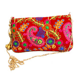 New Unique Design Handcrafted Clutch With Sling Handle Bag For Women's