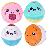 3" Sweet Treat Squeezy Bead Plush – Assorted Designs, Soft, Squishy, and Fun