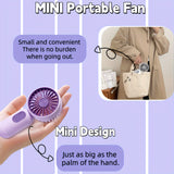 Mini Portable Fan - USB Rechargeable & 3 Speeds