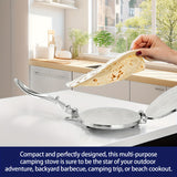 1pc Durable Aluminum Tortilla Press - Large 8 Diameter for Perfect Tortillas