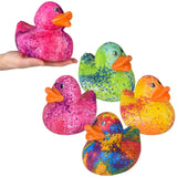 Large Rubber Printed Duckies Kids Toy In Bulk - Assorted