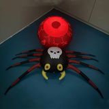 1707BA Giant Halloween Outdoor Decoration LED Spider Inflatable Toys LED Roating Lights Kaleidoscope Spider Bar Club Home Party Decor