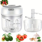 1pc 250ml Wireless Portable Electric Food Chopper