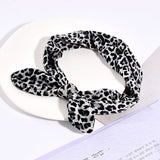 Printed Rabbit Ears Bow Headband