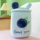 Fruit Milk Tea Cup Sleeping Pillow Toy