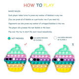 Ice cream combo pop it fidget toys