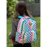 Printed Vinyl Backpack For Girls Bulk