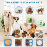 Dog Lick Pad - Silicone Treat Feeding Licking Mats with Suction - Slow Food Pad Mat For Dogs