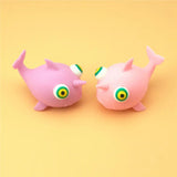 Cute Fish TPR Soft Relieve Fidget Decompression Squishy Cream Ball Stress Relief Educational Toys for Kids