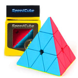 Triangle and Mirror Puzzle Cubes Combo