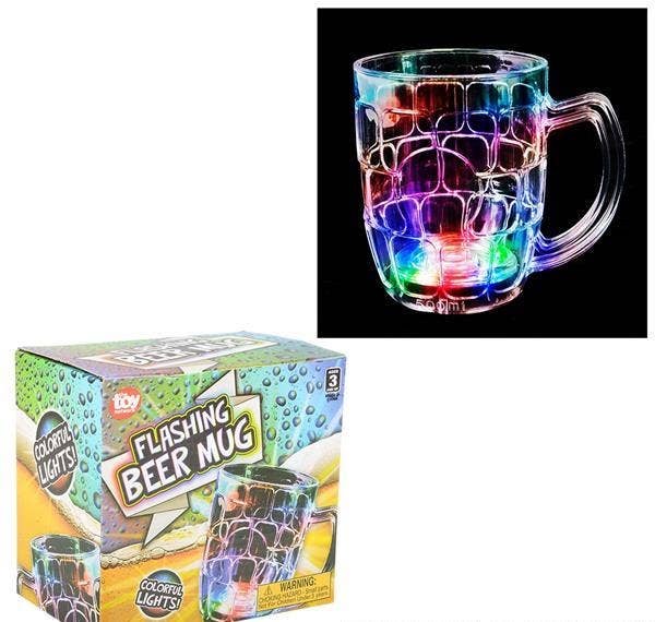 Buy MULTI COLOR FLASH BEER MUG 16 OZ in Bulk