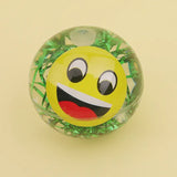Smiley Ribbon Crystal Bouncing Ball