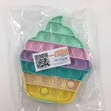 Rainbow Cupcake Pop It Toys