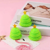 Bring in the Christmas Cheer with Santa Christmas Tree Snowflake Squishy Toy with Lights - Perfect Party Favors