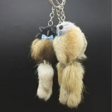 Mini Plush Cat Keychain Toy