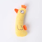 Make Playtime Fun with Our Animal Shaped Plush Catnip Cat Toy - Perfect for Your Feline Friend