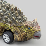 Dinosaur Vehicle Rubber Toy