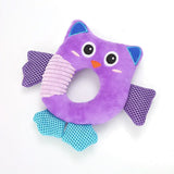 3 Different Shapes Squeaky Plush Dog Toy Interactive For Puppy
