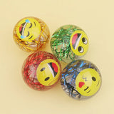 Smiley Ribbon Crystal Bouncing Ball
