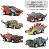 Dinosaur Vehicle Rubber Toy