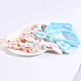 Printed Rabbit Ears Bow Headband
