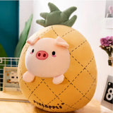 Cute Bear Plush Stuffed Animal & Fruits Plush Pillow for Kids