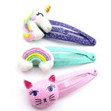 Children Hairclip Metal Snap