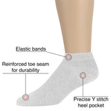 Wholesale Women's Solid Ankle Socks