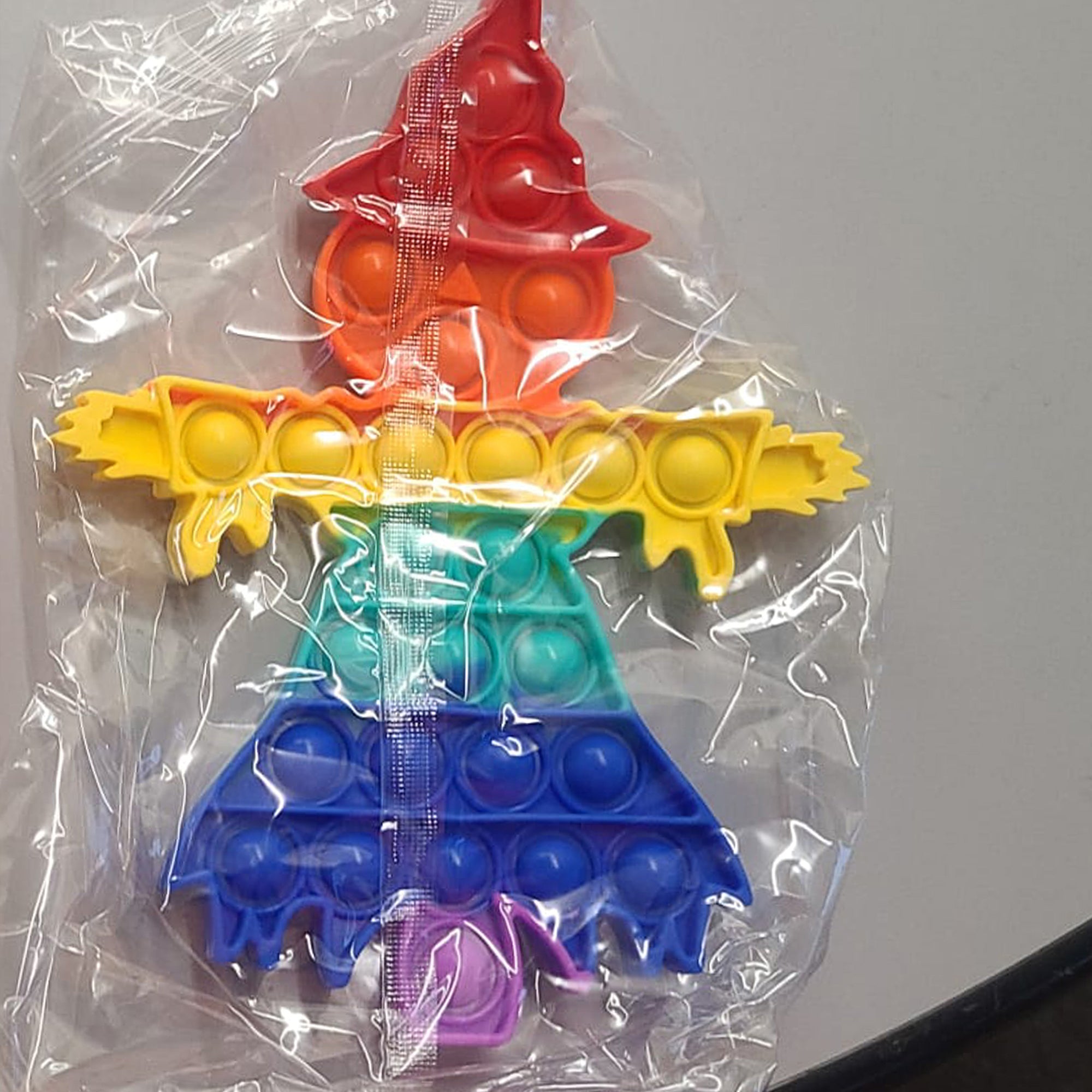 Rainbow Scarecrow pop it fidget toys packing images