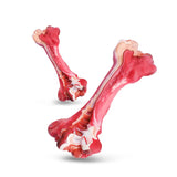 Real Beef Flavor Dog Chew Bones for Aggressive Chewers