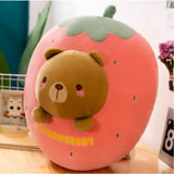 Cute Bear Plush Stuffed Animal & Fruits Plush Pillow for Kids