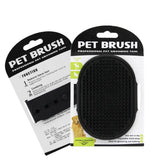 Adjustable Silicone Pet Grooming Brush and Shampoo Comb for Bathing and Massage