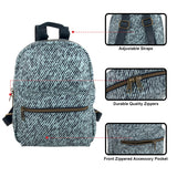 Wholesale Denim Print Vinyl Backpack