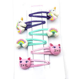 Children Hairclip Metal Snap