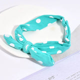 Printed Rabbit Ears Bow Headband