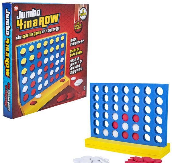 Buy JUMBO 4 IN A ROW GAME 20"X19" in Bulk