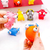Big Eyes Squeezing Keychain Toy