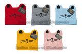 Bulk Buy Infant Cat Ears Whiskers Beanie Hats Wholesale