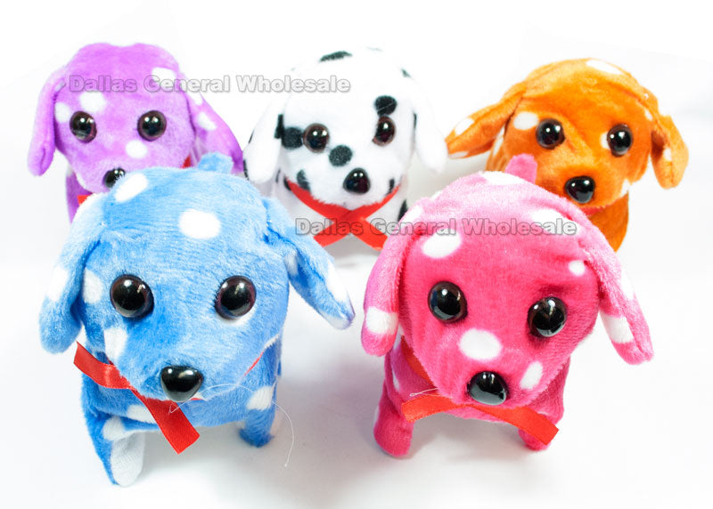 Bulk Buy Polka Dot Toy Walking Puppy Dogs Wholesale
