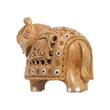 Wood Elephant Sculpture