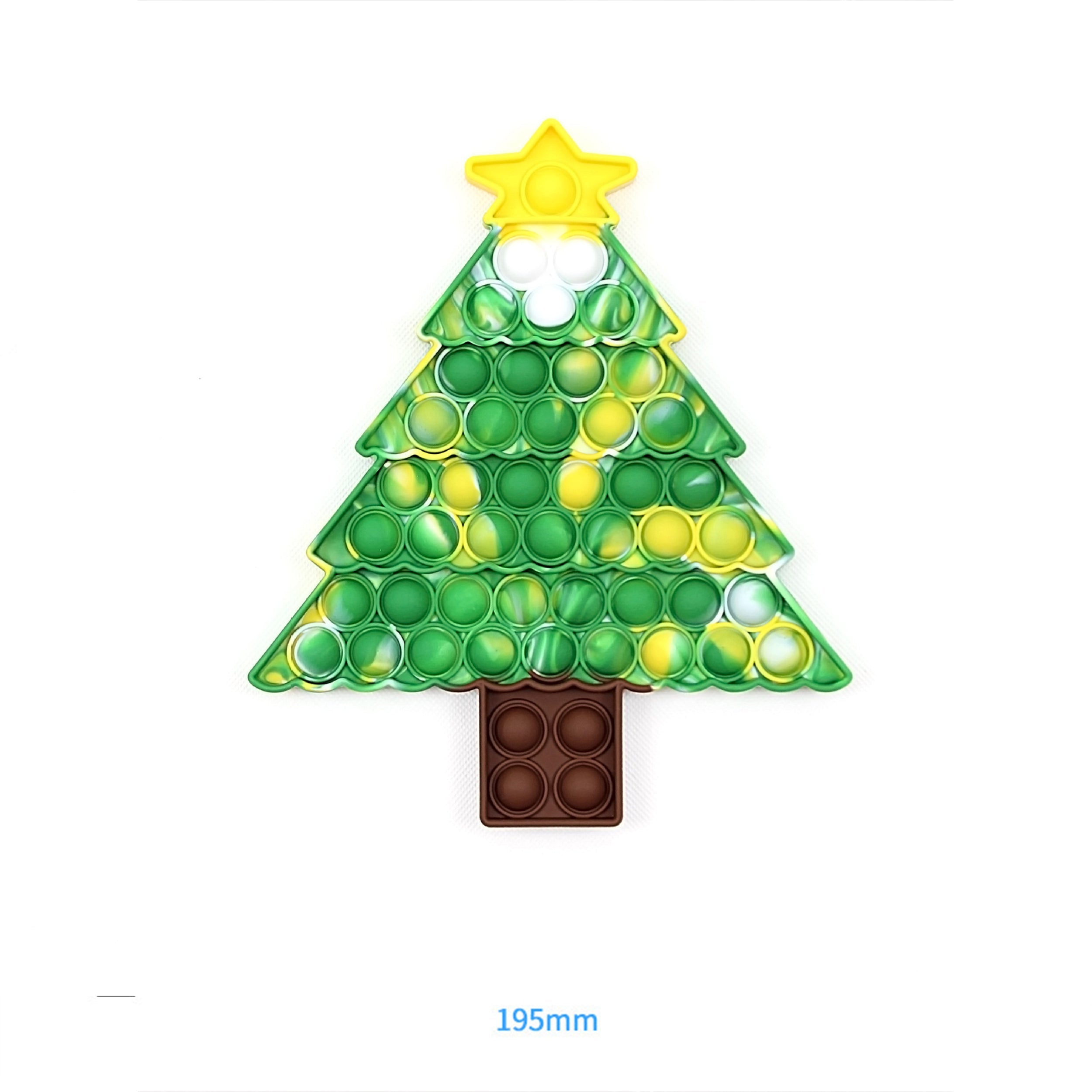 Christmas Tree Pop it fidget toys