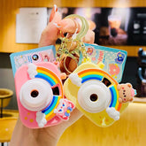 Rainbow Projection Camera Keychain
