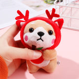 Cute Little Dog Theme Soft Stuffed Plush Keychains