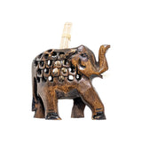 Wooden Elephant Toothpick Holder