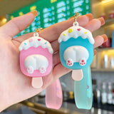 Ice Cream Shape Keychain