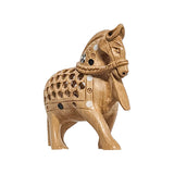 Wooden Horse with Jali Design